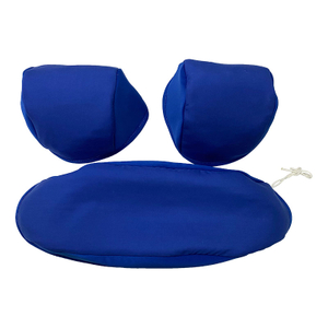 ALMOHADILLA PARA PRENSAR CUELLO Y PU&Ntilde;OS CON CUBIERTA DE TELA DE ARAMIDA AZUL PARA PONY CCP