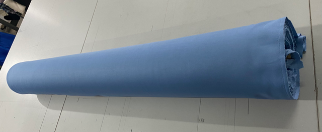 Funda de tejido el&aacute;stico de poli&eacute;ster azul cielo