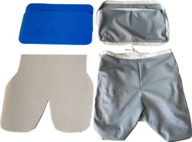  Para KH01 y KH02: configuración de cubierta de pantalón y esponja de silicona